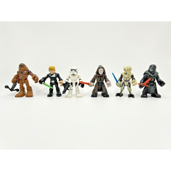 Star Wars Galactic Heroes Action Figure 2" Lot of 6 LFL Hasbro Playskool 2001 - Picture 2 of 10